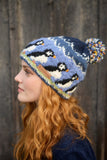 CIRCUS OF PUFFINS BOBBLE BEANIE