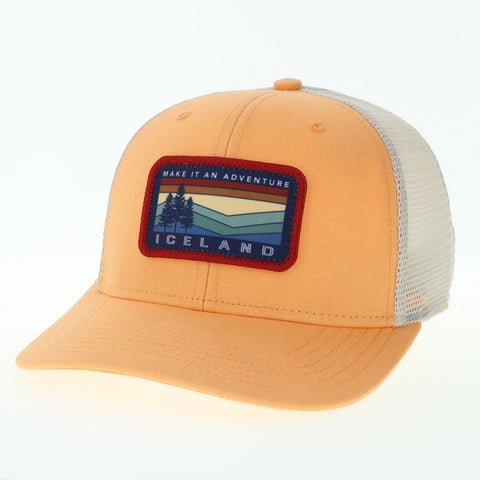 Adventure Iceland Trucker Cap - Salmon