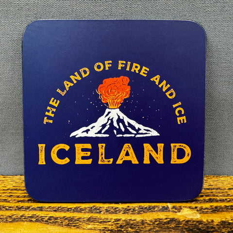 Land of Fire and Ice - Set of 6 Cork Coasters