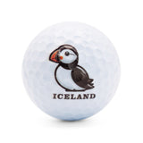 Set of 3 Golf balls - Puffin Iceland