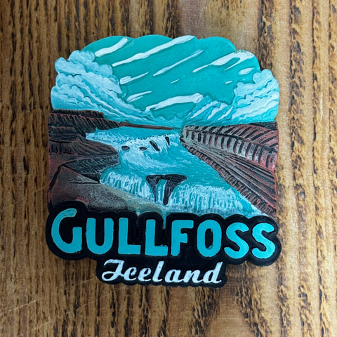 Gullfoss Waterfall - Resin Magnet