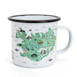 Iceland Map - Camping Mug