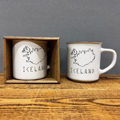 Iceland Runeletter - Mug - White