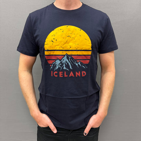 Iceland Sun - T-Shirt - Dark Navy