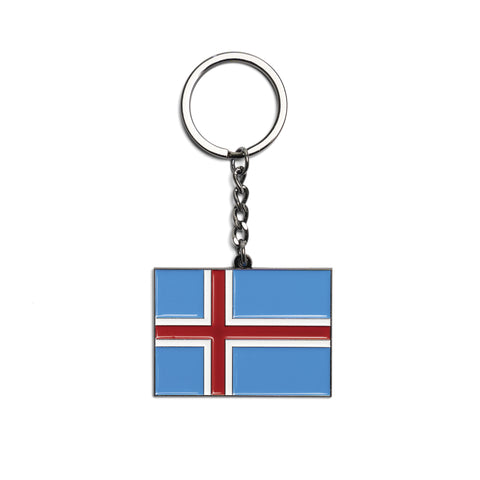 The Icelandic Flag - Keychain