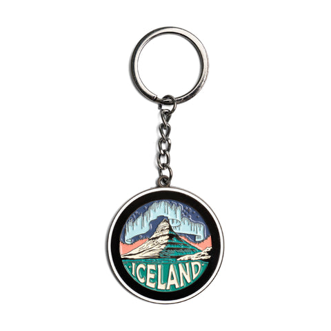 Kirkjufell Round - Keychain