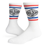 Mountains Sport Socks - White