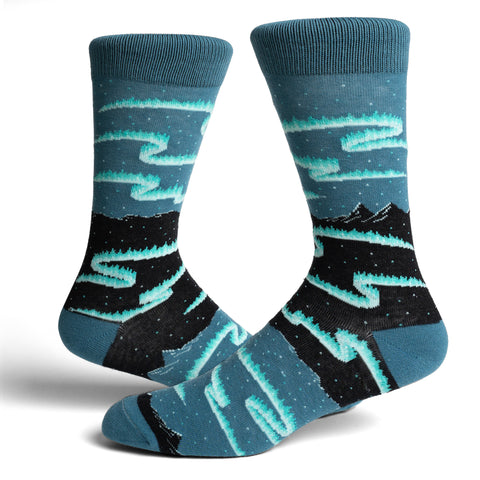 Socks - The Northern Lights - Blue