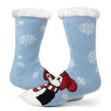 Puffin with Scarf Cozy Socks