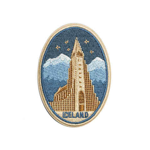 Hallgrímskirkja Church - Iron on Patch