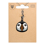 Puffin Head Front - Zipper Puller