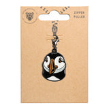 Puffin Head Side - Zipper Puller