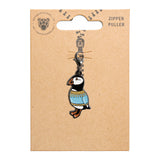 Puffin in a Sweater - Zipper Puller