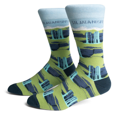Socks - Seljalands Waterfall - Green