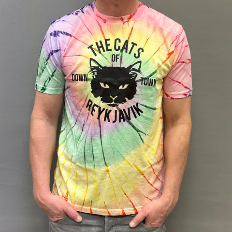 Cats of Reykjavik - T-shirt - Tie Dye