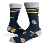 Socks - Viking Axe and Helmet