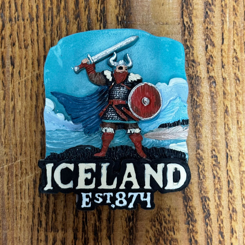 Viking Iceland - Resin Magnet