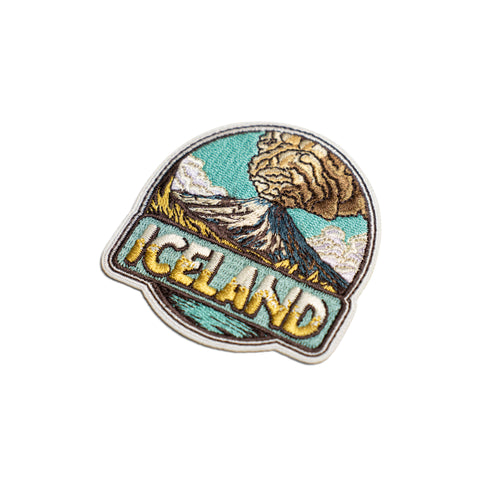 Volcano - Iron on Patch