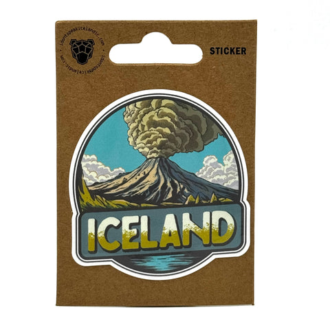 Volcano Iceland - Sticker