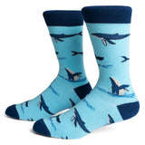 Socks - Whales - Blue