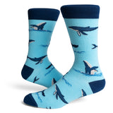 Socks - Whales - Blue