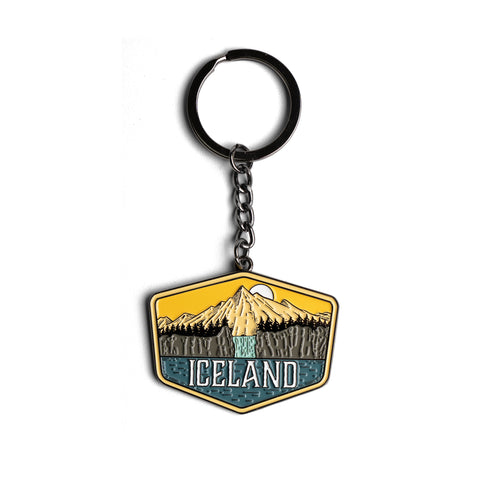 Iceland Waterfall - Keychain