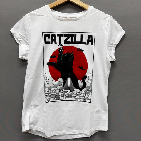 Catzilla Women's T-shirt - White