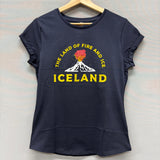 Fire & Ice Women's T-shirt - Navy