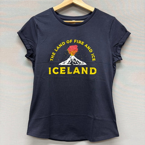 Fire & Ice Women's T-shirt - Navy