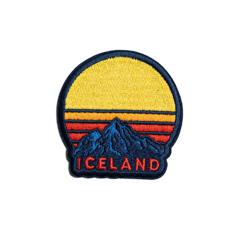 Iceland Sun - Iron on Patch
