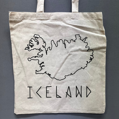 Tote Bag, 4,4 oz - Iceland Runeletter