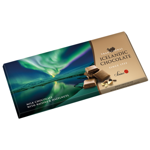 Nói Síríus Chocolate - Milk Chocolate With Raisins And Hazelnuts