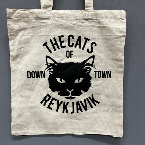 Tote Bag, 4,4 oz - Cats of Reykjavík