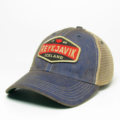 Old Favorite Trucker Cap - Reykjavík Midst - Blue