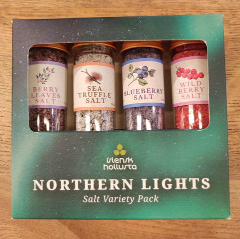 Northern Lights Salt - 4 pcs - Icelandic Geo Thermal Salt
