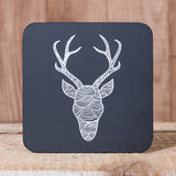 Reindeer - Set of 6 Cork Coasters - Idontspeakicelandic