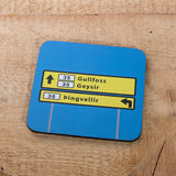 Gullfoss/Geysir - Set of 6 Cork Coasters - Idontspeakicelandic