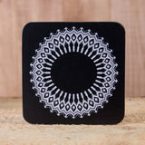 Wool Pattern - Set of 6 Cork Coasters - Idontspeakicelandic