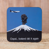 Oops - Set of 6 Cork Coasters - Idontspeakicelandic