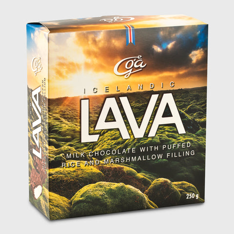 Lava - Milk Chocolate with Puffed Rice and Marshmallow Filling - Idontspeakicelandic