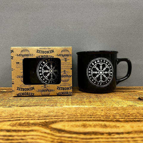 Helm of Awe - Mini Mug - Black
