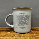 Iceland Map - Story Mug - Grey