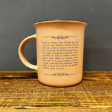 Iceland Map - Story Mug - Salmon