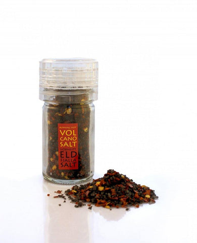 Hot Volcano Salt with grinder - 35 gr.