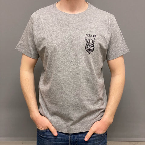 Viking Iceland Badge - T-Shirt - Gray