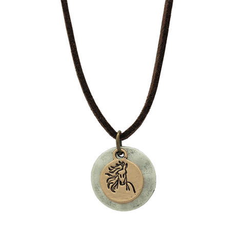 Necklace - Icelandic Horse - WNA264