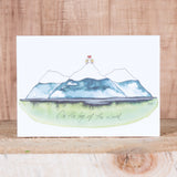 Postcard - On The Top of The World - Love Sheep - Idontspeakicelandic