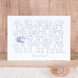 Postcard - Where's Wooly - Idontspeakicelandic