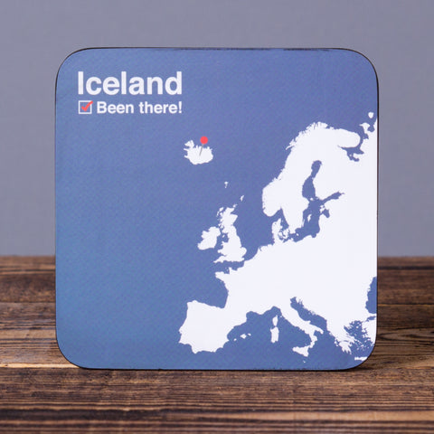 Been There - Set of 6 Cork Coasters - Idontspeakicelandic