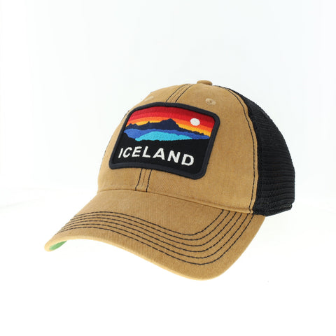 Old Favorite Trucker Cap - Iceland Horizon - Khaki/Black